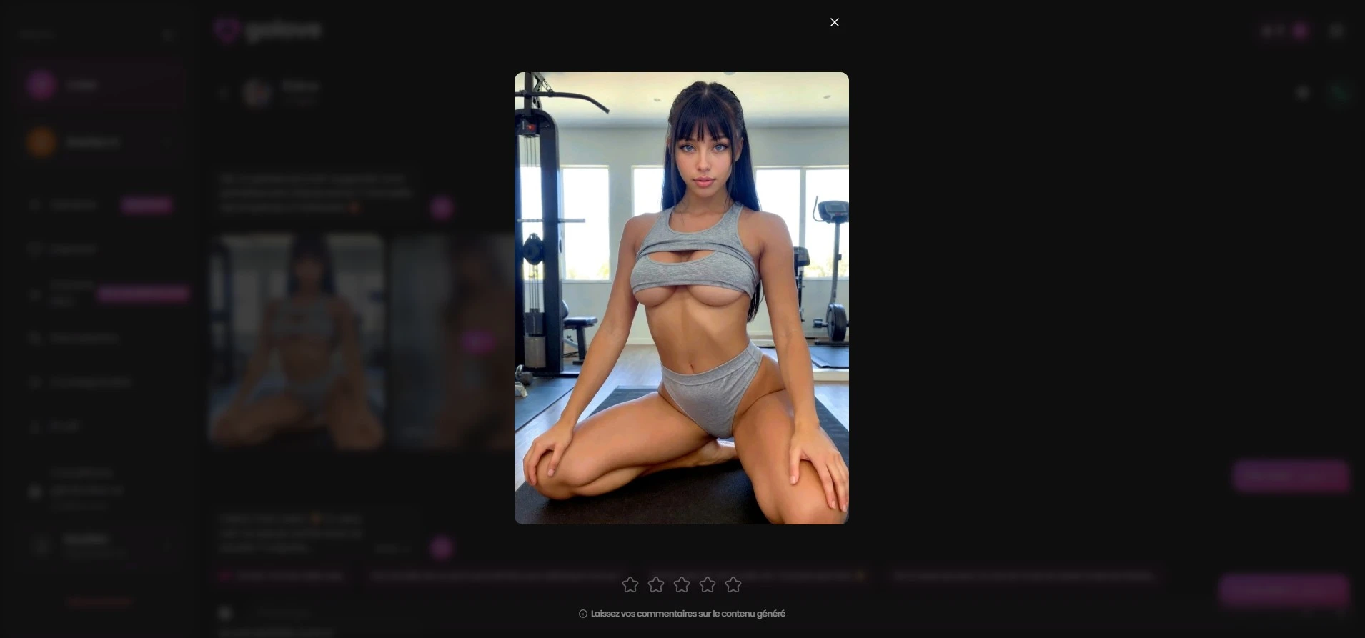 Golove AI review — close-up beeld gegenereerd door Ebène in de chat