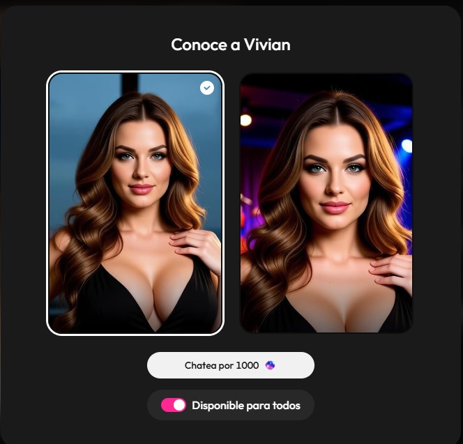 Joi AI: bevestigingspopup om een foto om te zetten naar een chatbaar personage