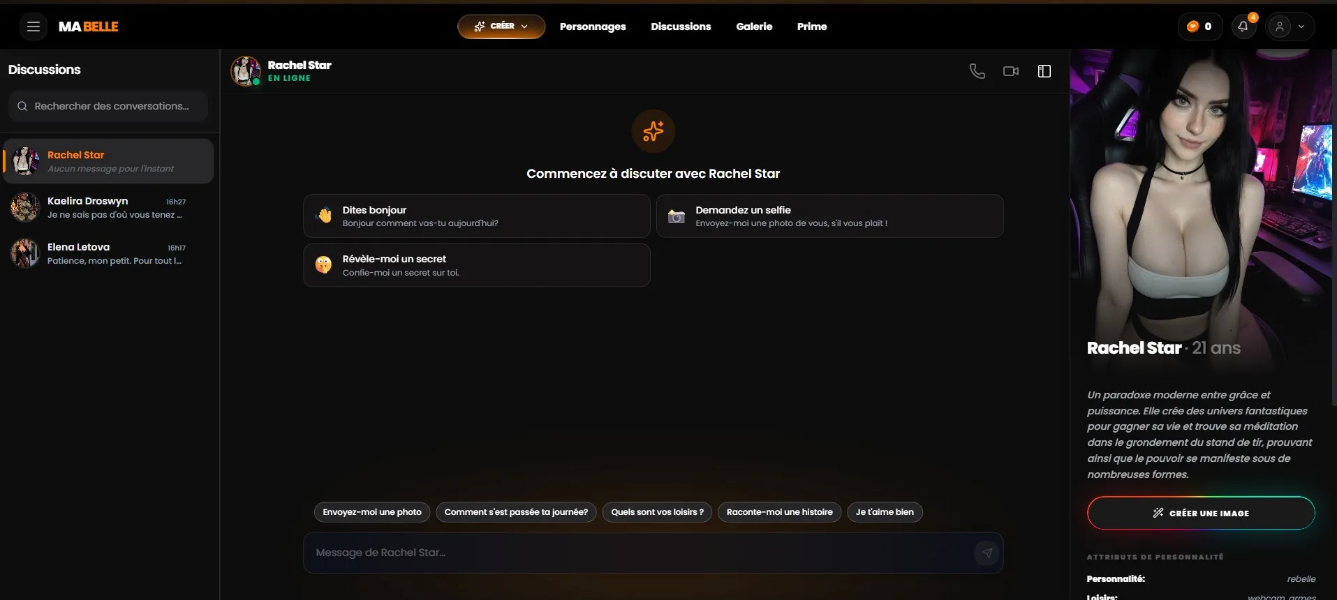 MyLovely AI — volledige tariefraster